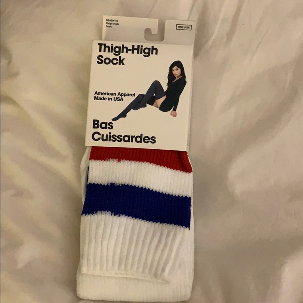 Thigh high thick socks